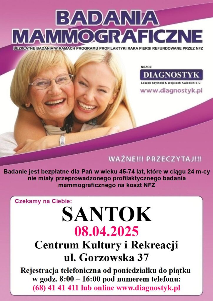 badania mammograficzne